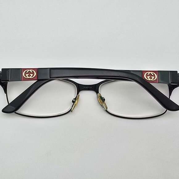 Gucci GG4214 GB5 Gloss Black Eyeglasses Frame w/ Flexhinge and Case Italy 54mm - Picture 10 of 15